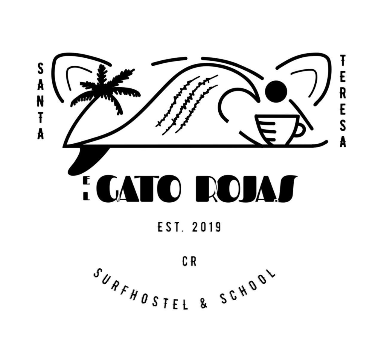 El Gato Rojas Surf Hostel Playa Santa Teresa  Dış mekan fotoğraf